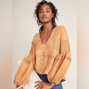 Anthropologie SANCIA Cheyanne Peasant Blouse